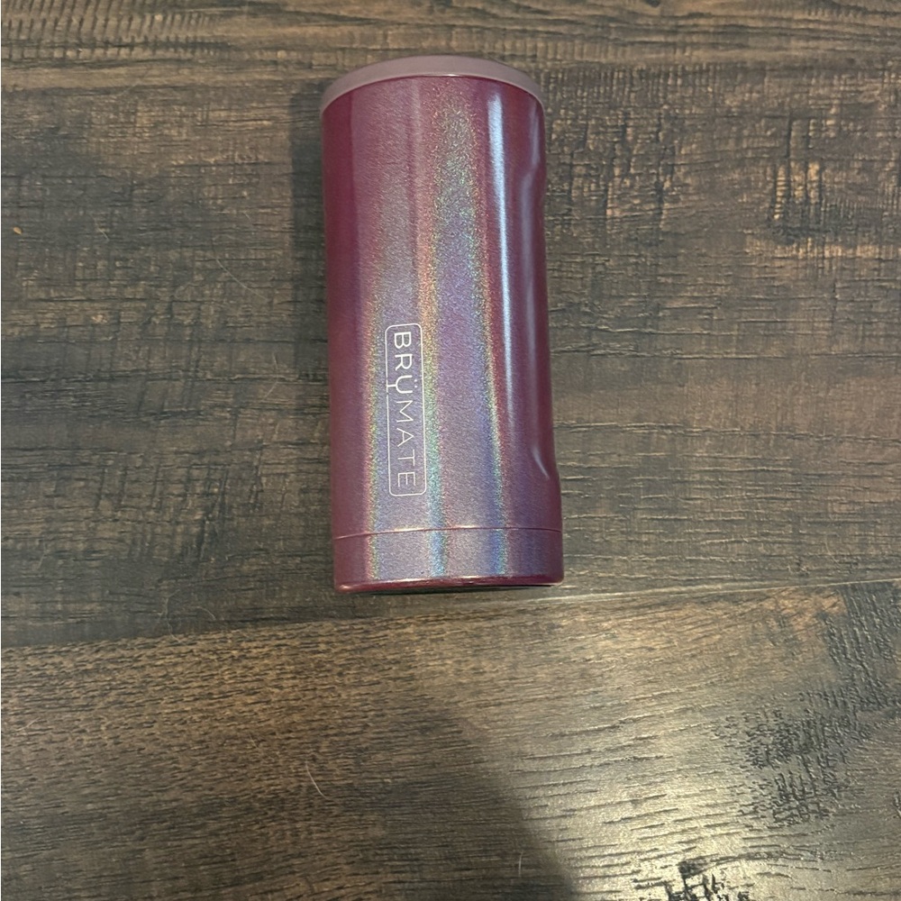 BrüMate Insulated Tumbler- glittery purple/pink